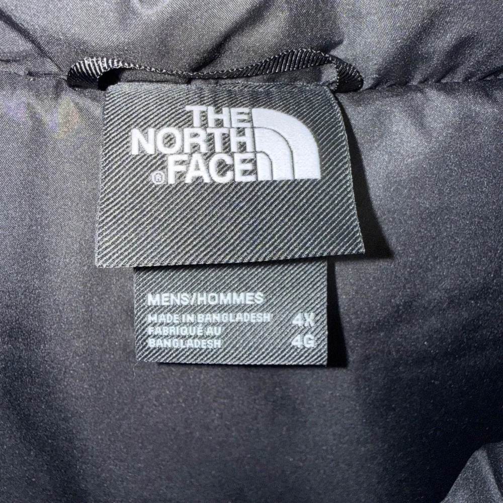 The North Face Aconcagua 3 Men's Big & Tall 4XB Down Hooded Jacket Black NWT